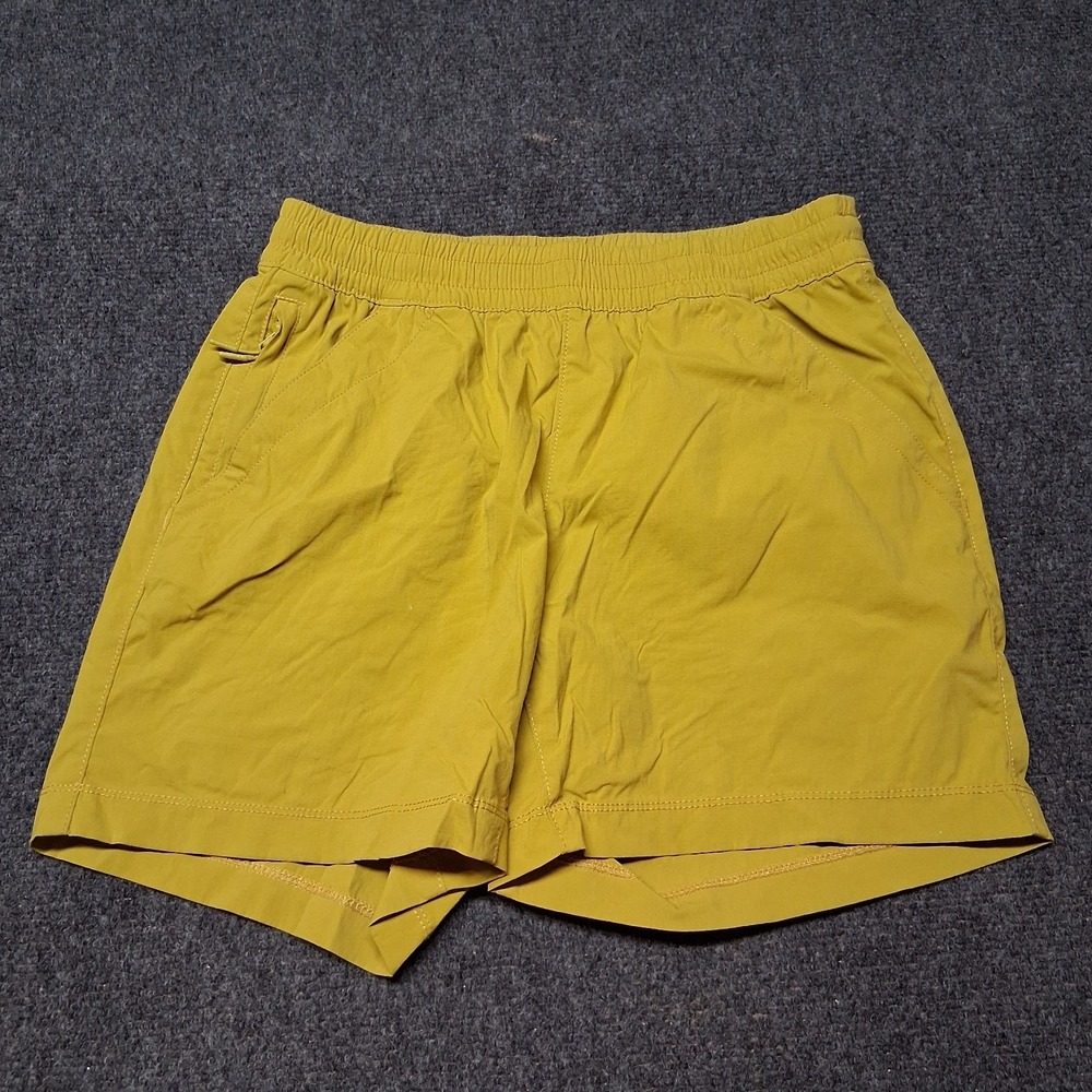 Duluth Trading AKHG Access Point Pull‎ On Shorts Size 4 Mustard Yellow